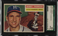 1956 Topps #257 Bobby Thomson SGC NM/MT 88