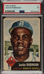 1953 Topps #1 Jackie Robinson PSA POOR 1