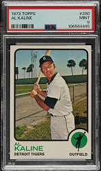 1973 Topps #280 Al Kaline PSA MINT 9