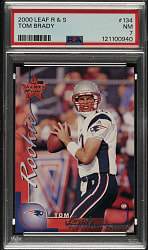 2000 Leaf Rookies & Stars #134 Tom Brady Rookie #341/1,000 PSA NM 7