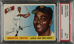 1955 Topps #100 Monte Irvin PSA NM 7