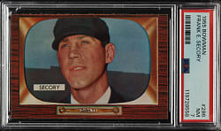 1955 Bowman #286 Frank Secory PSA NM 7