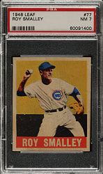 1948-1949 Leaf #77 Roy Smalley PSA NM 7