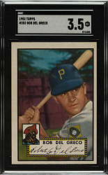 1952 Topps #353 Bob Del Greco High Number SGC VG+ 3.5