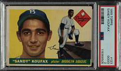 1955 Topps #123 Sandy Koufax Rookie PSA GOOD 2
