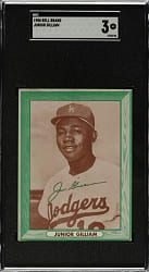 1958 Bell Brand Dodgers Junior Gilliam SGC VG 3