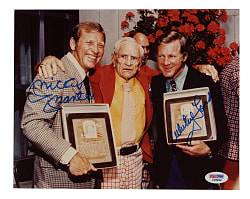 Mickey Mantle and Whitey Ford Signed Photograph - JSA