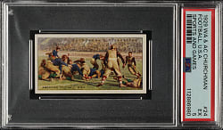 1929 Churchman "Sports and Games in Many Lands" #24 Football U.S.A. PSA EX 5