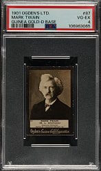 1901 Ogden's Guinea Gold #87 Mark Twain PSA VG-EX 4