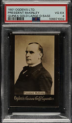 1901 Ogden's Guinea Gold Large D Base President McKinley PSA VG-EX 4