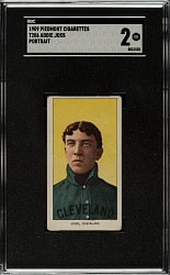 1909-1911 T206 White Border Addie Joss Portrait SGC GOOD 2