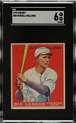 1933 R319 Goudey #88 Russell Rollings SGC EX/NM 6