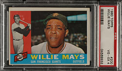 1960 Topps #200 Willie Mays PSA VG-EX 4
