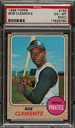 1968 Topps #150 Roberto Clemente PSA EX-MT 6 (OC)