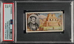 1911 F. & J. Smith "Famous Explorers" #44 Fernando Cortes PSA EX+ 5.5