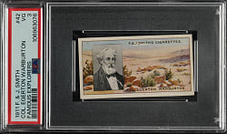 1911 F. & J. Smith "Famous Explorers" #42 Col. Egerton Warburton PSA VG 3