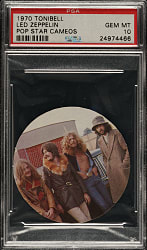 1970 Tonibell "Pop Star Cameos" Led Zeppelin PSA GEM MINT 10
