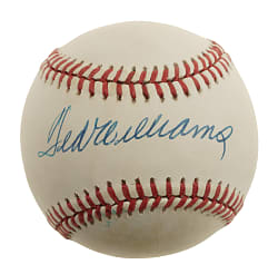 Ted Williams Single-Signed Baseball - JSA