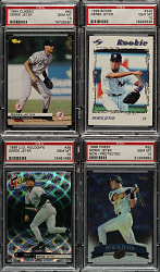 1994 to 2008 Fleer, Topps and Upper Deck Derek Jeter PSA GEM MINT 10 Collection (22)