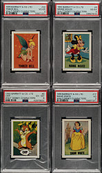 1955 Barratt & Co. LTD Walt Disney Characters PSA-Graded Collection (13)