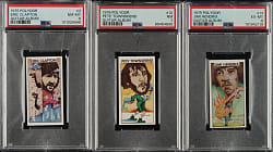 1975 Polydor Guitar Album PSA-Graded Trio: Eric Clapton, Pete Townshend, and Jimi Hendrix