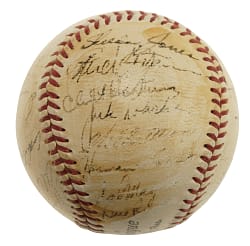 1951 New York Giants National League Champions Team-Signed Baseball - Willie Mays Rookie Year - Beckett