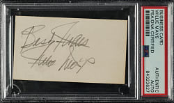 Willie Mays Signed Business Card - PSA/DNA