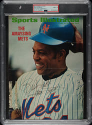 1972 Willie Mays Signed Sports Illustrated PSA/DNA MINT 9