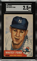 1953 Topps #207 Whitey Ford SGC GOOD+ 2.5
