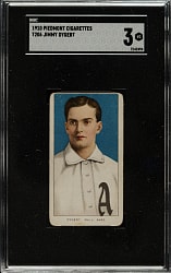 1909-1911 T206 White Border Jimmy Dygert SGC VG 3
