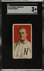 1909-1911 T206 White Border Bud Sharpe SGC VG 3