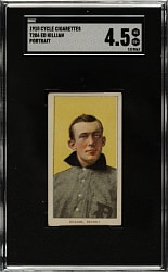 1909-1911 T206 White Border Ed Killian Portrait SGC VG/EX+ 4.5 - Cycle 350 Back