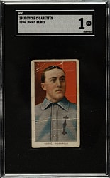 1909-1911 T206 White Border Jimmy Burke SGC POOR 1 - Cycle 350 Back