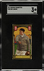 1911 T205 Gold Border Doc Adkins Minor Leaguer SGC VG 3