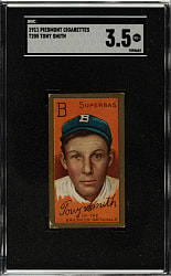 1911 T205 Gold Border Tony Smith SGC VG+ 3.5