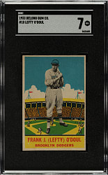 1933 R333 DeLong Gum #10 Lefty O'Doul SGC NM 7