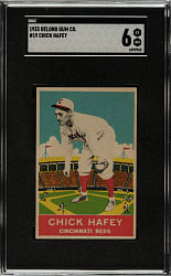 1933 R333 DeLong Gum #19 Chick Hafey SGC EX/NM 6
