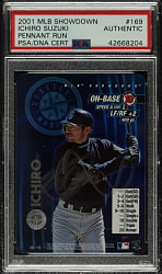 Signed 2001 MLB Showdown Pennant Run #169 Ichiro Suzuki - PSA/DNA
