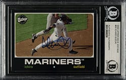 Signed 2002 Upper Deck Vintage #50 Ichiro Suzuki - Beckett
