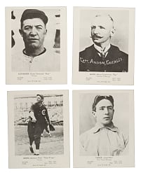 1963 George Brace All-Time Chicago Cubs Complete Set (18)