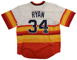 Nolan Ryan Signed Houston Astros Jersey with "H.O.F. '99" Inscription