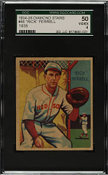 1934-1936 R327 Diamond Stars #48 Rick Ferrell SGC VG/EX 50