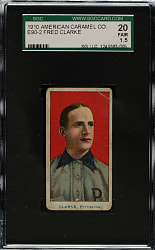 1910 E90-2 American Caramel Fred Clarke SGC FAIR 20