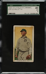 1909 E95 Philadelphia Caramel Ed Willetts SGC VG 40