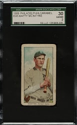 1909 E95 Philadelphia Caramel Matty Mcintyre SGC GOOD 30