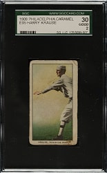 1909 E95 Philadelphia Caramel Harry Krause SGC GOOD 30