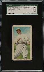 1909 E95 Philadelphia Caramel Art Devlin SGC FAIR 20