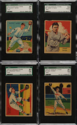 1934-1936 R327 Diamond Stars SGC-Graded Collection (12) Including Frank Frisch