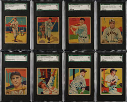 1934-1936 R327 Diamond Stars SGC VG 40 Collection (8)
