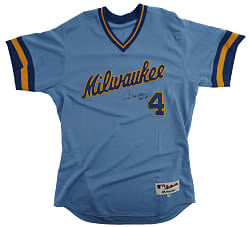 Paul Molitor Signed Milwaukee Brewers Jersey - JSA